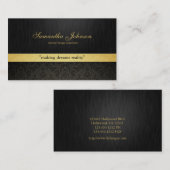 Cartes de visite élégants professionnels de (Devant / Derrière)