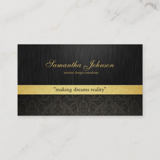 Cartes de visite élégants professionnels de (Devant)