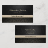 Cartes de visite élégants professionnels de (Devant / Derrière)