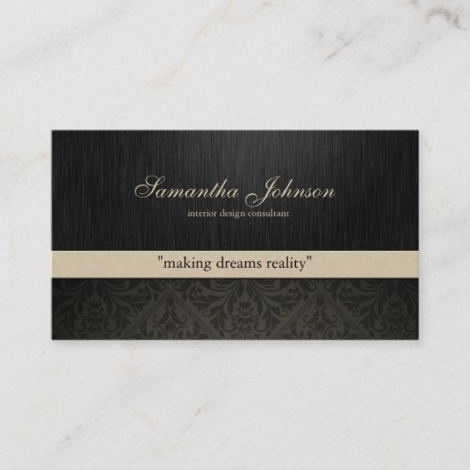 Cartes de visite élégants professionnels de (Devant)