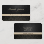 Cartes de visite élégants professionnels de (Devant / Derrière)