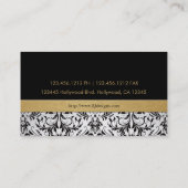 Cartes de visite élégants professionnels de (Dos)