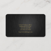 Cartes de visite élégants professionnels de (Dos)
