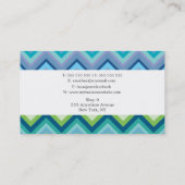 Cartes de visite élégants professionnels de mode (Dos)