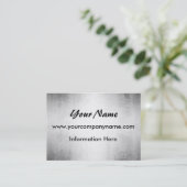 Cartes de visite en acier balayés en métal (Debout devant)