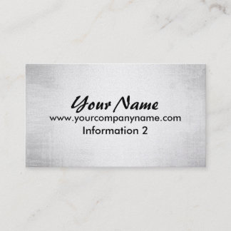 Cartes de visite en acier grunges de regard en