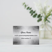 Cartes de visite en acier grunges de regard en (Debout devant)