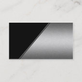 Cartes de visite en aluminium balayés (Dos)