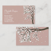 Cartes de visite en baisse de ~ de feuille (Devant / Derrière)