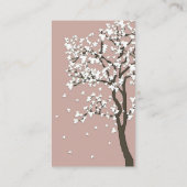 Cartes de visite en baisse de ~ de feuille (Dos)