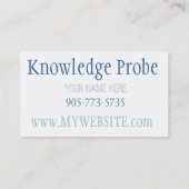 Cartes de visite en bois (Dos)