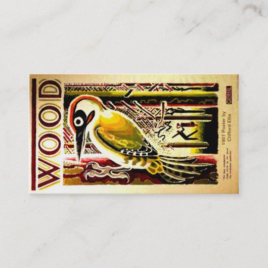 Cartes de visite en bois (Devant)