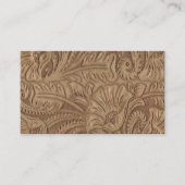 Cartes de visite en cuir bronzages Brown (Devant)