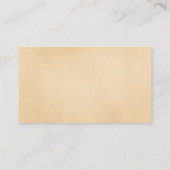 Cartes de visite en cuir d'or Church Pastor (Dos)