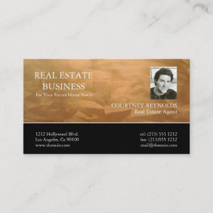 Cartes de visite en cuivre pour agents immobiliers