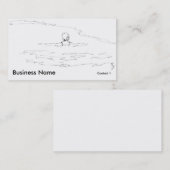 Cartes de visite en eau libre (Devant / Derrière)