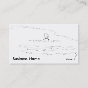 Cartes de visite en eau libre