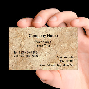 Cartes de visite en granit