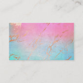 Cartes de visite en marbre pastel par MUMSBUBSNGRU (Dos)