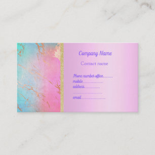 Cartes de visite en marbre pastel par MUMSBUBSNGRU
