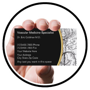 Cartes de visite en médecine vasculaire