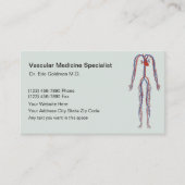 Cartes de visite en médecine vasculaire (Devant)