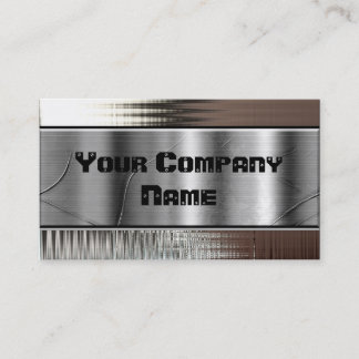 Cartes de visite en métal
