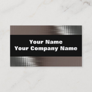 Cartes de visite en métal d'or