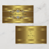 Cartes de visite en or pur (Devant / Derrière)