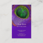 cartes de visite en plumes de PixDezines (Dos)