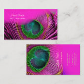 cartes de visite en plumes de PixDezines (Devant / Derrière)