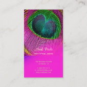 cartes de visite en plumes de PixDezines (Dos)