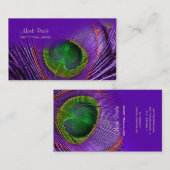 cartes de visite en plumes de PixDezines (Devant / Derrière)