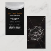 Cartes de visite en verre automatiques de (Devant / Derrière)