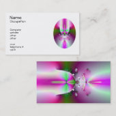 Cartes de visite en verre de Champagne (Devant / Derrière)