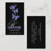 Cartes de visite en verre de conception de (Devant / Derrière)