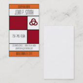 Cartes de visite enfermés dans une boîte par (Devant / Derrière)