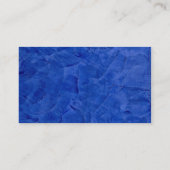 Cartes de visite enveloppées Toscane Bleu (Dos)