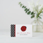 Cartes de visite équilibrés de Madame Bug de point (Debout devant)