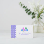 Cartes de visite équilibrés de sucrerie de point (Debout devant)