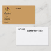 cartes de visite équitation DESIGN (Devant / Derrière)