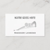 Cartes de visite "essentiels" de billard (Devant)