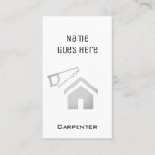 Cartes de visite "essentiels" de charpentier (Devant)
