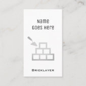 Cartes de visite "essentiels" de maçon (Devant)