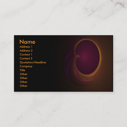 Cartes de visite exécutifs (Devant)