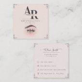 Cartes de visite Eyelash (Devant / Derrière)