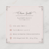 Cartes de visite Eyelash (Dos)