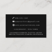 Cartes de visite faits sur commande : Assurez (Dos)