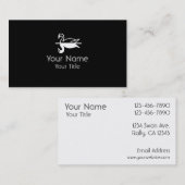 Cartes de visite faits sur commande blancs de (Devant / Derrière)