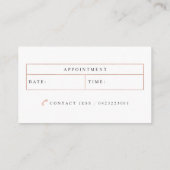 Cartes de visite faits sur commande : Conception (Dos)